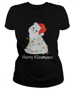 1572663559Cat Merry Kissmyass Christmas Light  Classic Ladies