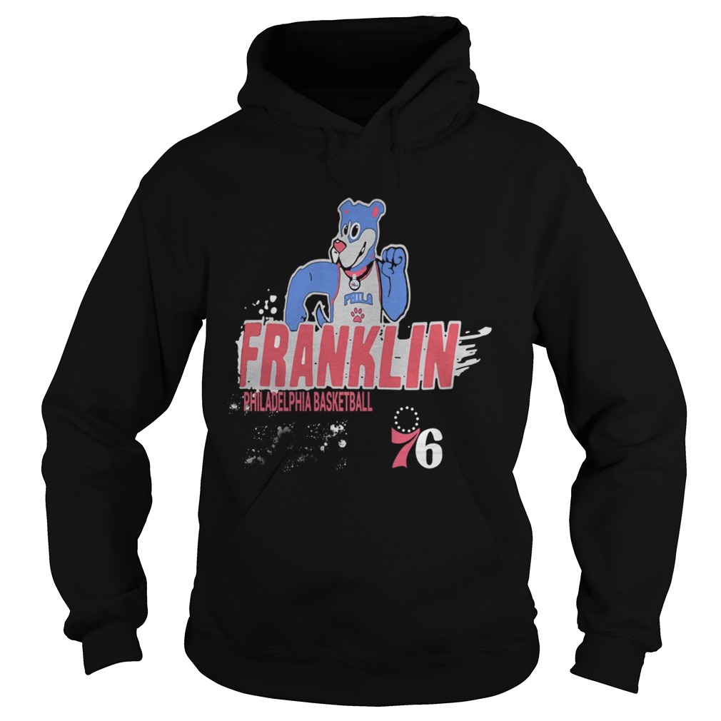 1572667931Joel Embiid Philadelphia 76ers Ice Break Franklin Bear Hoodie