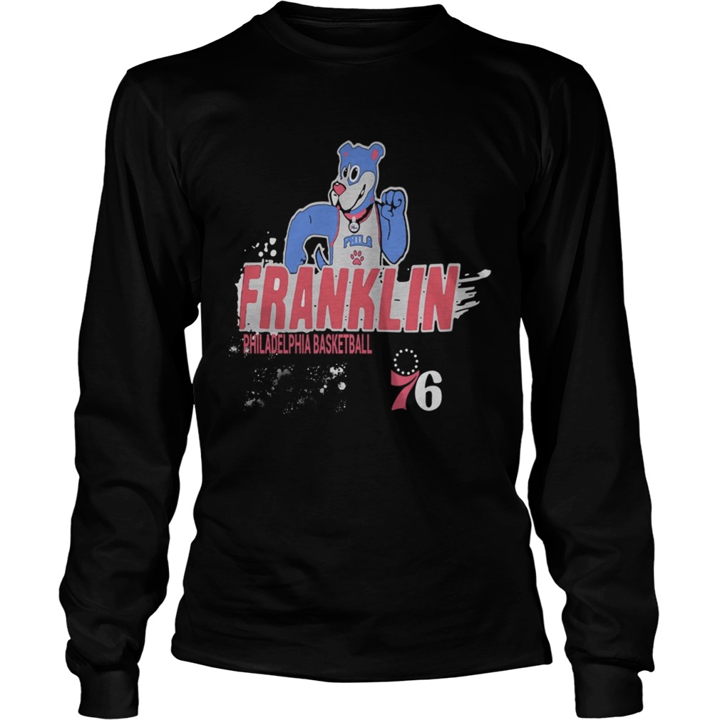 1572667931Joel Embiid Philadelphia 76ers Ice Break Franklin Bear LongSleeve