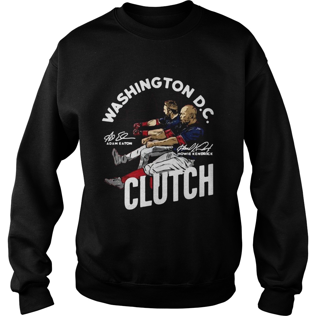 1572668285Washington D.C. Adam Eaton Howie Kendrick Clutch Signatures Sweatshirt