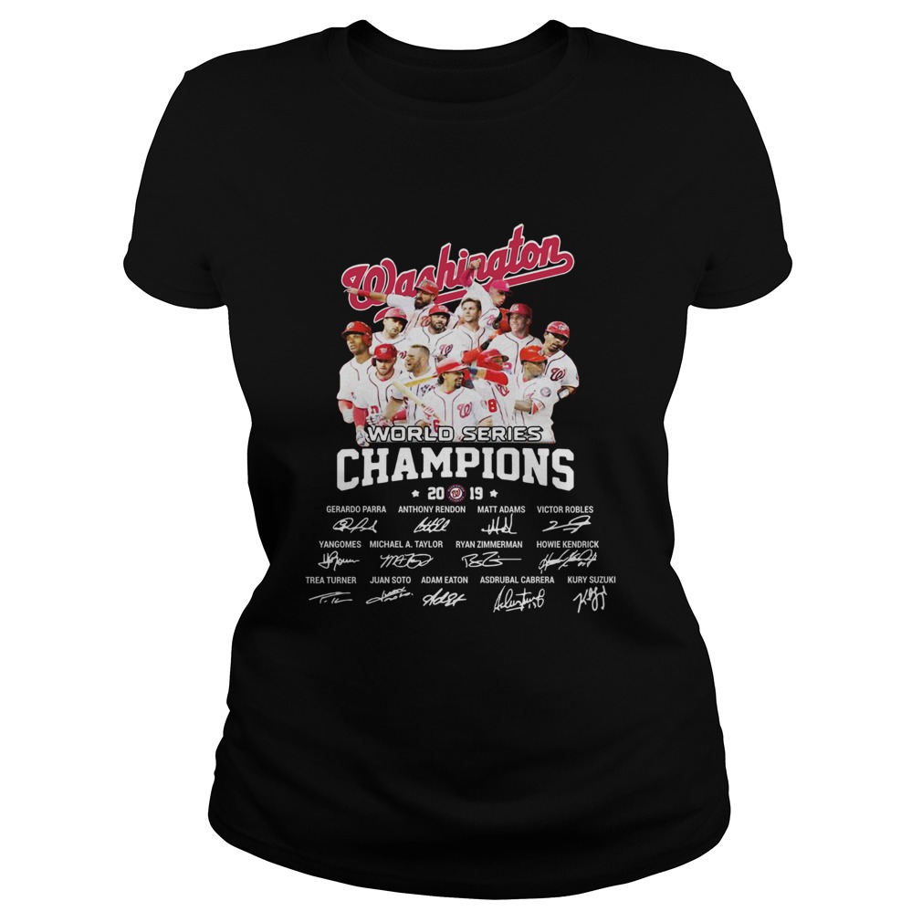 1572668408Washington Nationals 2019 world series champions signature Classic Ladies