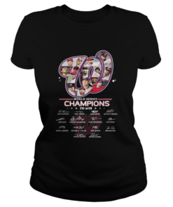 1572668592Washington Nationals Team 2019 World Series Champions Signatures  Classic Ladies