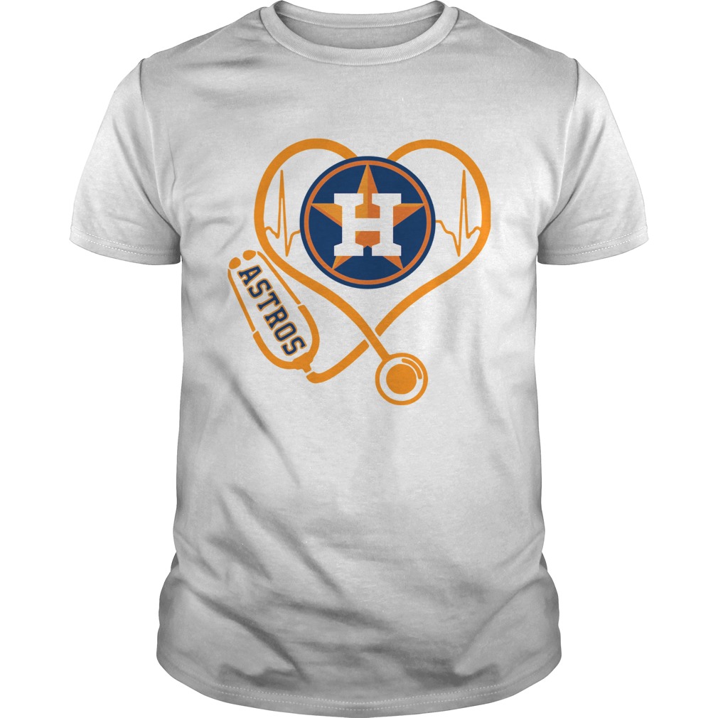 Heartbeat Nurse Love Houston Astros Shirt