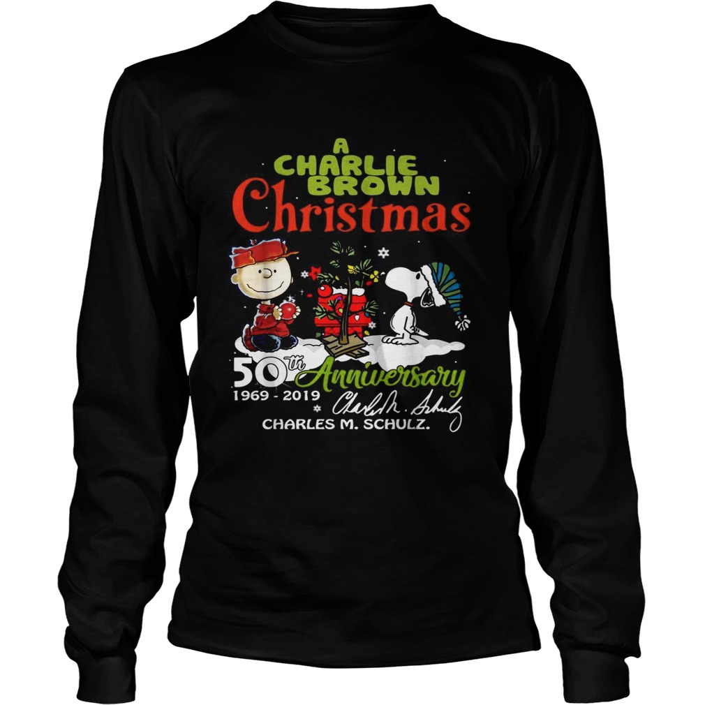 1572682872A Charlie Brown Christmas 50th Anniversary 1969-2019 signature LongSleeve