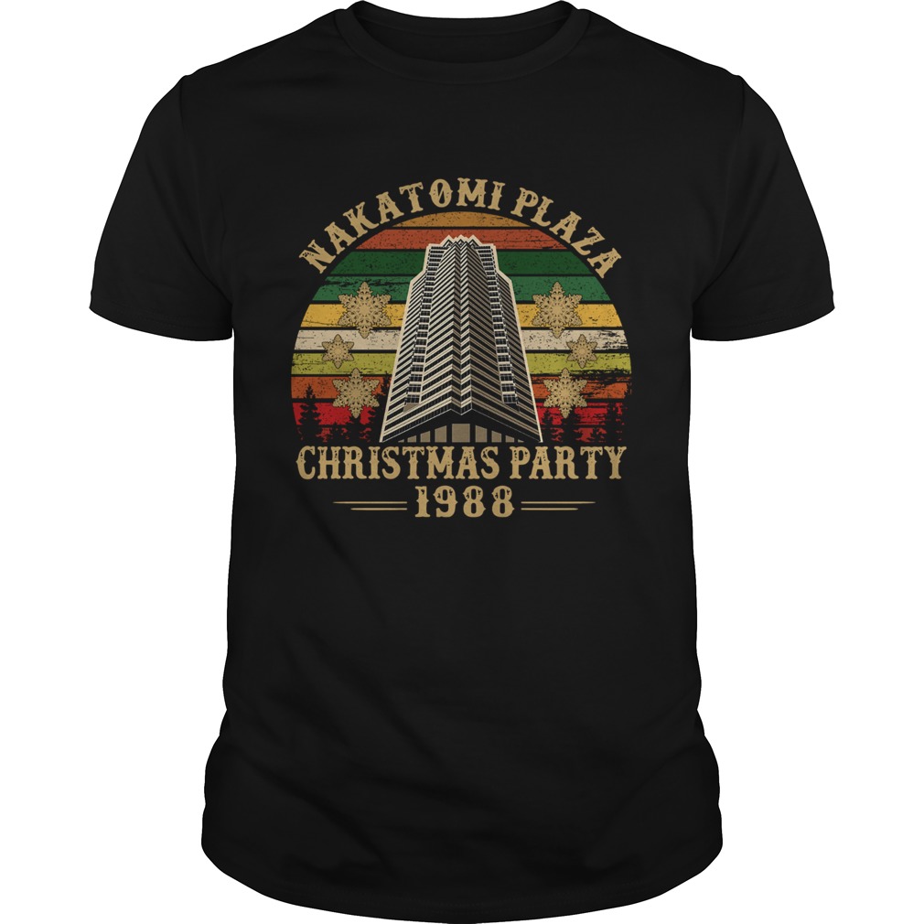 Nakatomi Plaza Chirtmast Party 1988 Vitage Shirt