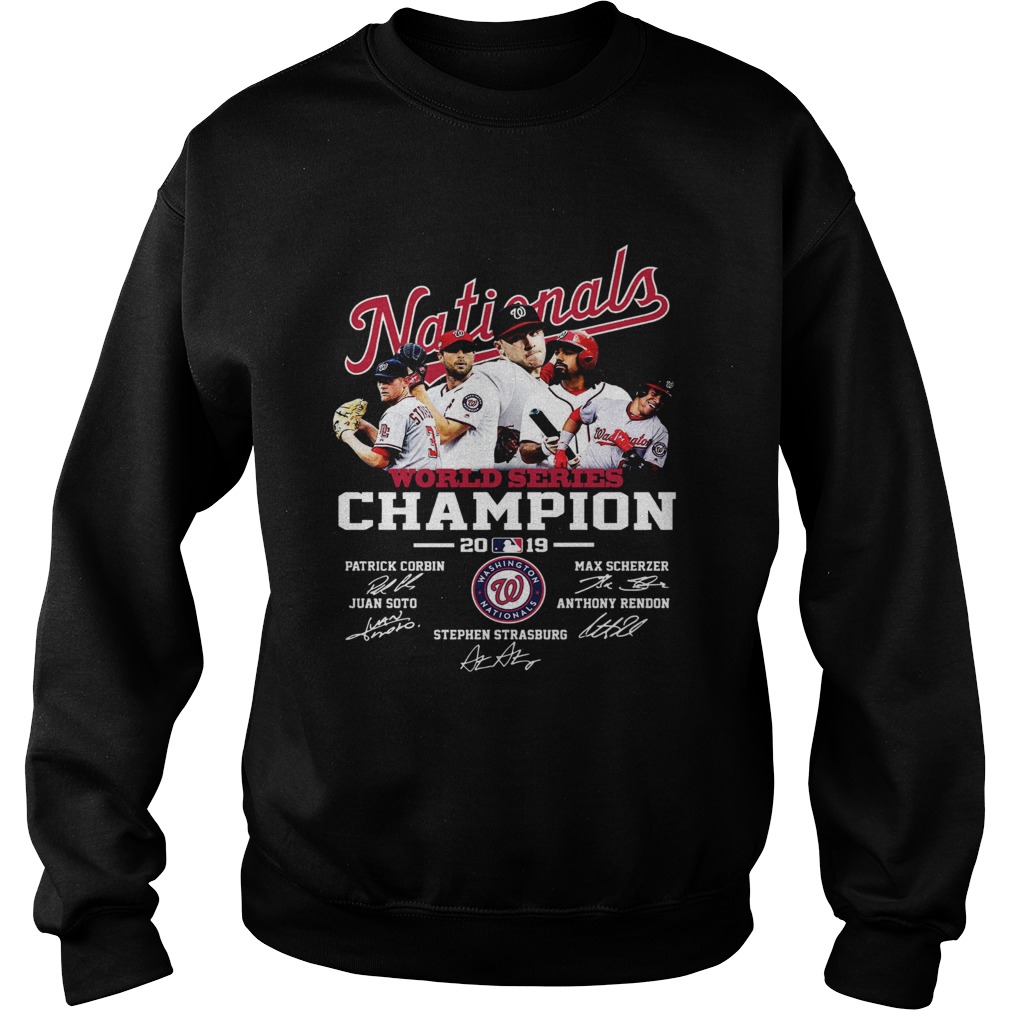 1572686053Nationals World Series 2019 Signatures Shirt Sweatshirt