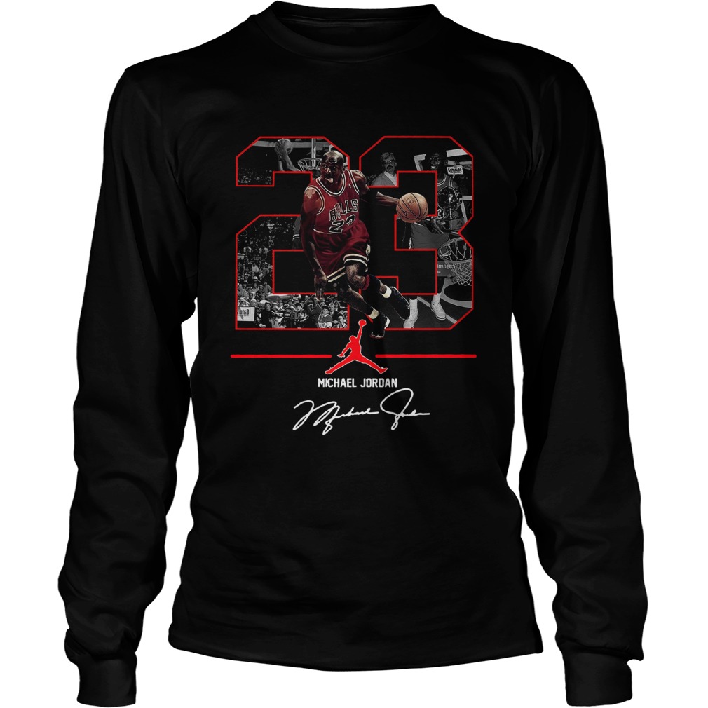 1572686116Nba 23 Michael Jordan Signature Shirt LongSleeve