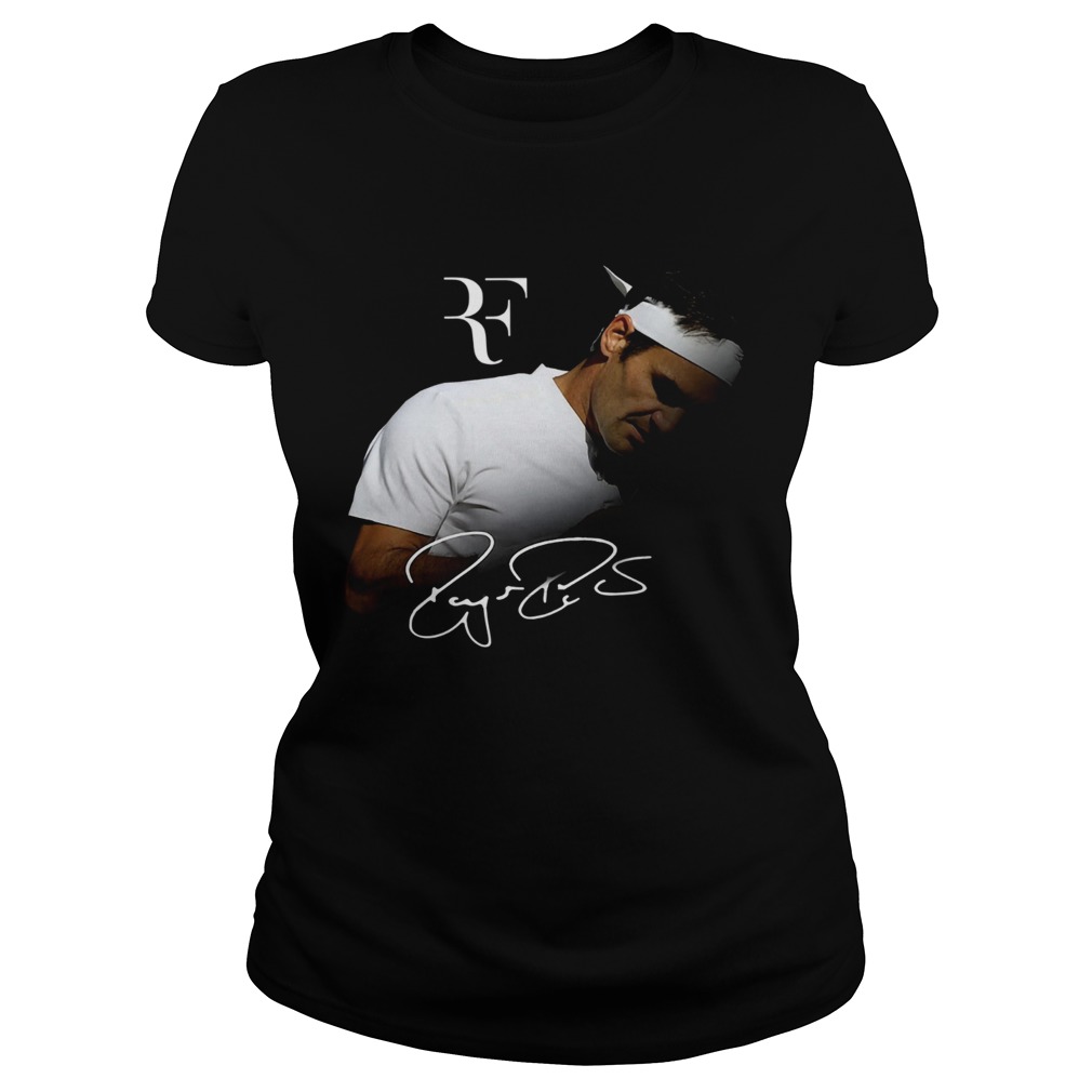 1572686244Rf Roger Federer Signed Shirt Classic Ladies