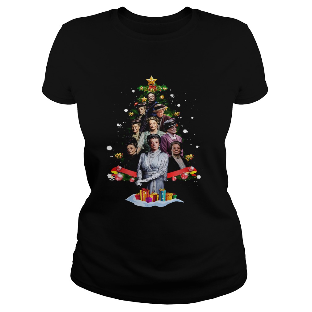 1572686715Violet Crawley Downton Abbey Christmas Tree Shirt Classic Ladies