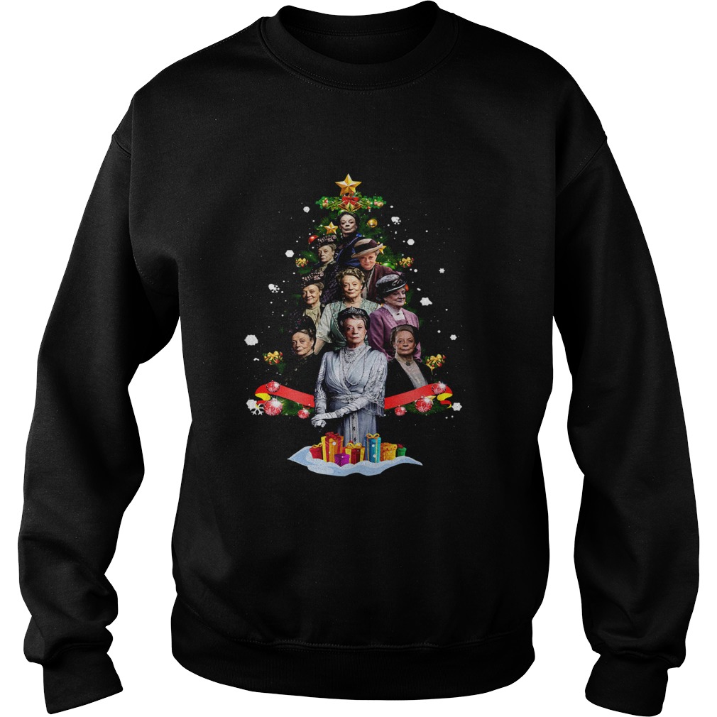 1572686715Violet Crawley Downton Abbey Christmas Tree Shirt Sweatshirt