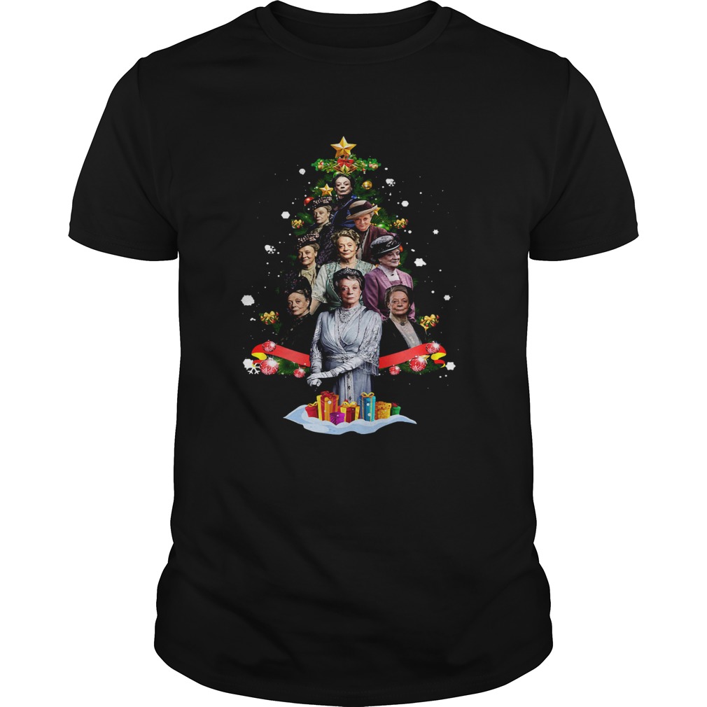 Violet Crawley Downton Abbey Christmas Tree Shirt