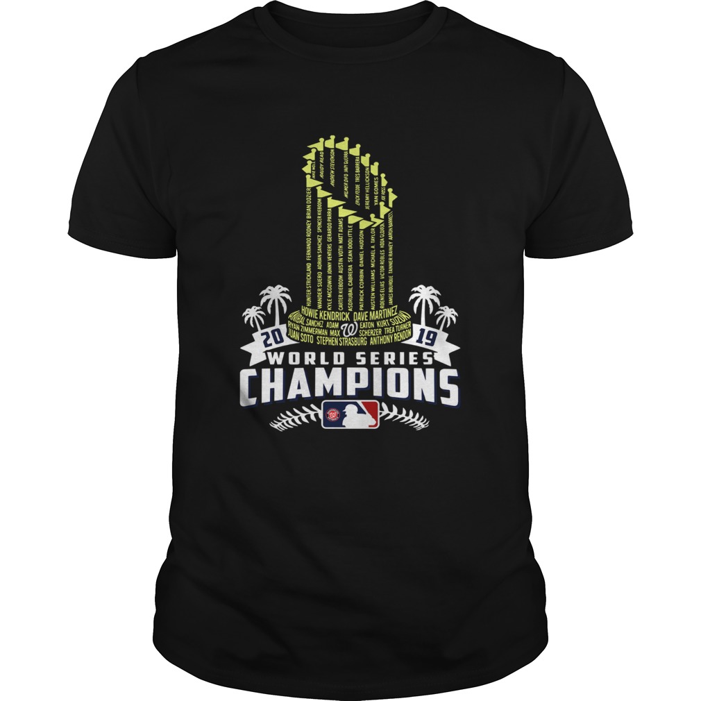 washington nationals 2019 world series champions howie Kendrick Davie Martinez shirt