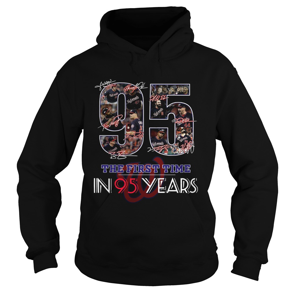 1572836806Washington Nationals Champions the first time in 95 years Hoodie