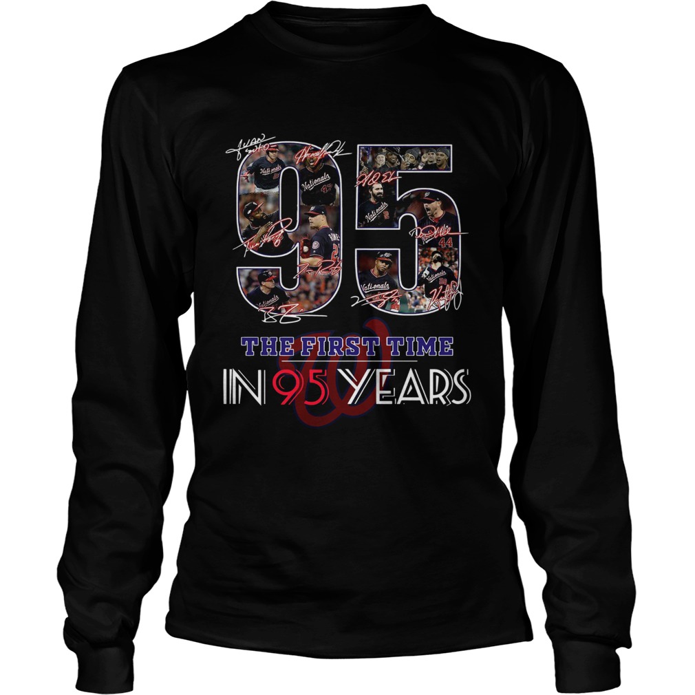 1572836806Washington Nationals Champions the first time in 95 years LongSleeve