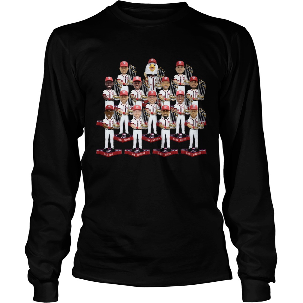 1572836884Washington Nationals World Series Champs Bobbleheads LongSleeve