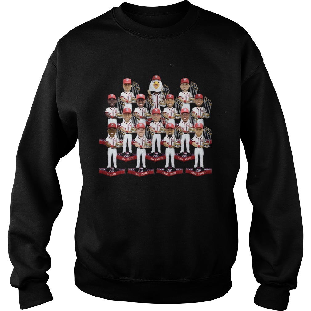 1572836884Washington Nationals World Series Champs Bobbleheads Sweatshirt