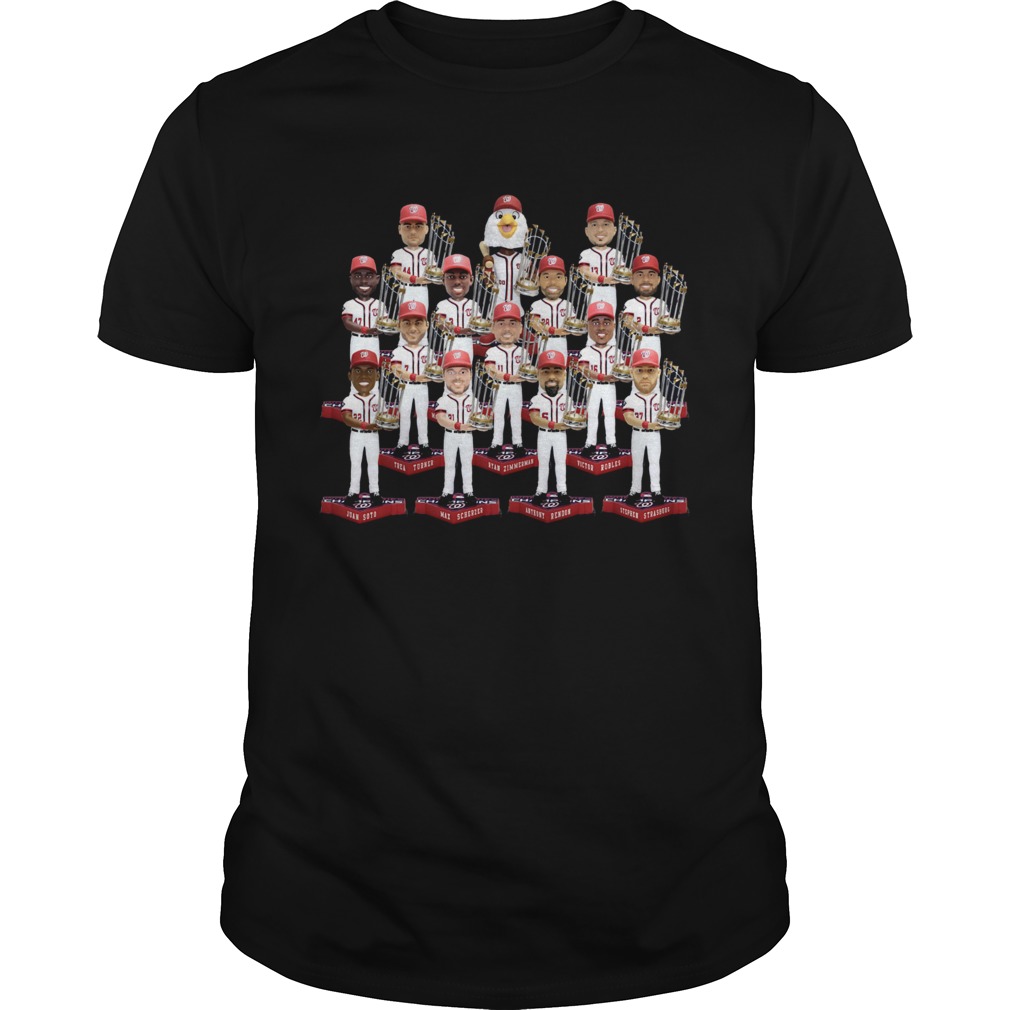 Washington Nationals World Series Champs Bobbleheads shirt