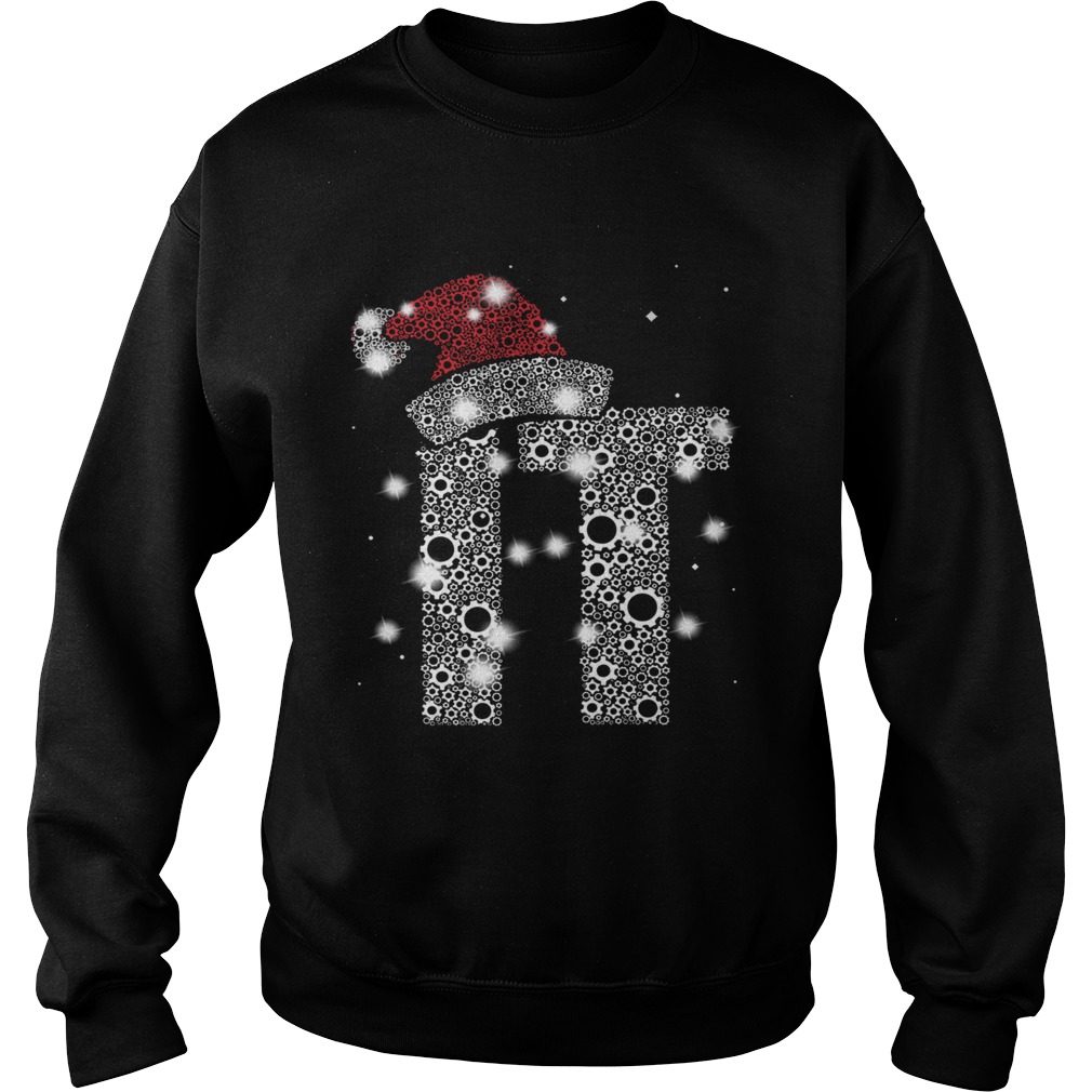 1572837280Information Technology Diamond Santa Christmas Sweatshirt