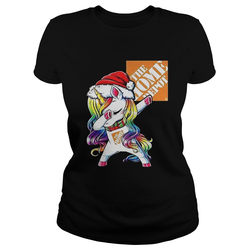 1572839697The home depot christmas dabbing unicorn Classic Ladies