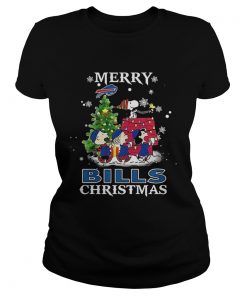 1572839950Snoopy merry Buffalo Bills Christmas  Classic Ladies