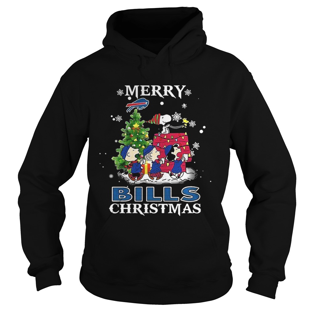 1572839950Snoopy merry Buffalo Bills Christmas Hoodie