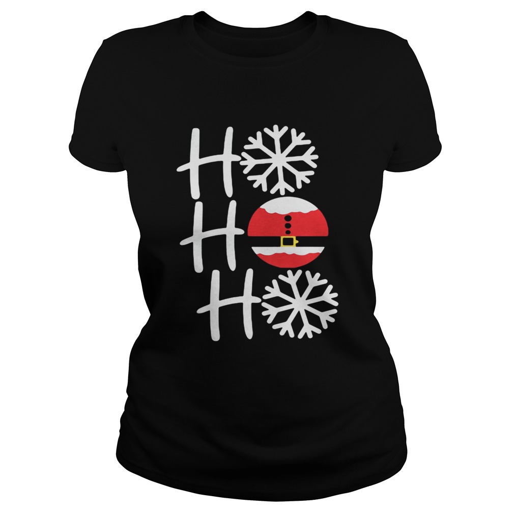 1572842315Ho Ho Ho Merry Christmas Santa Classic Ladies