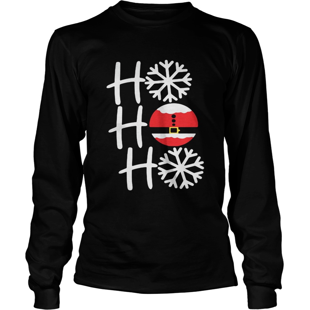 1572842315Ho Ho Ho Merry Christmas Santa LongSleeve