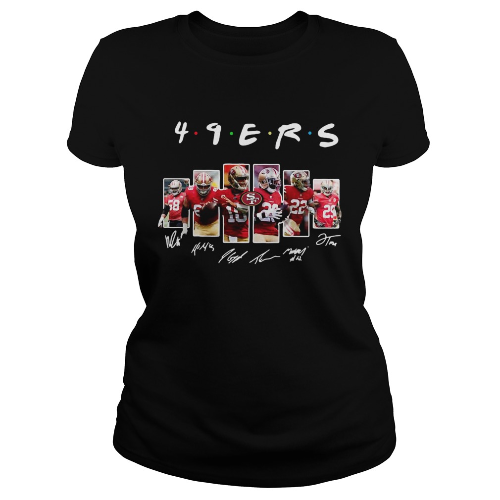 1572842867San Francisco 49ers Friends TV show signatures Classic Ladies