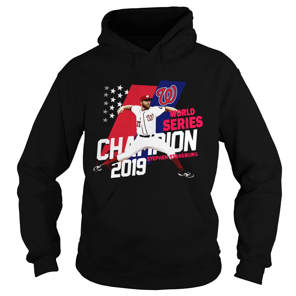 1572843043Stephen Strasburg Washington Nationals world series champions 2019 American Flag Hoodie