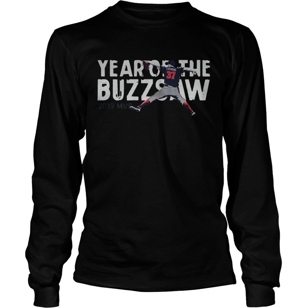 1572843092Stephen Strasburg Year Of The Buzz Saw 2019 MVP LongSleeve