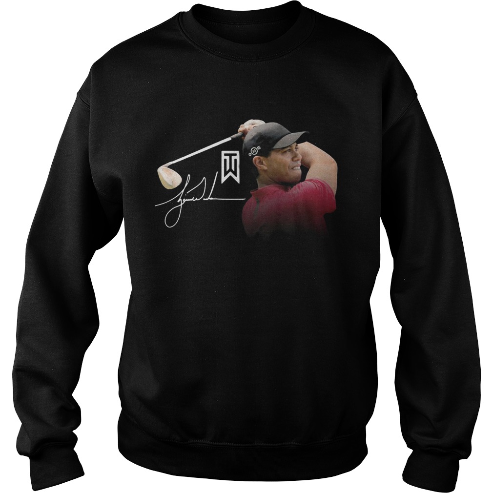 1572843210Tiger Woods Master golf signature Sweatshirt