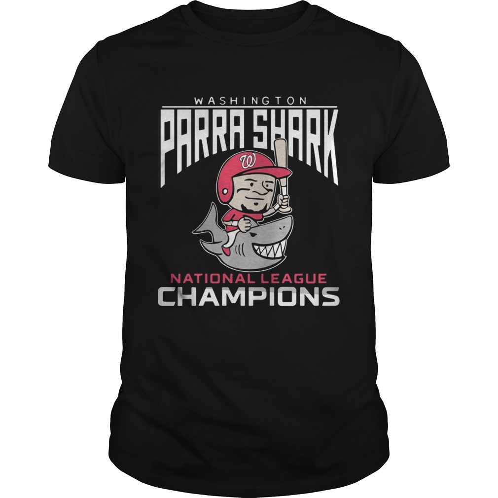 Washington National League Champions Gerardo Parra shark shirt