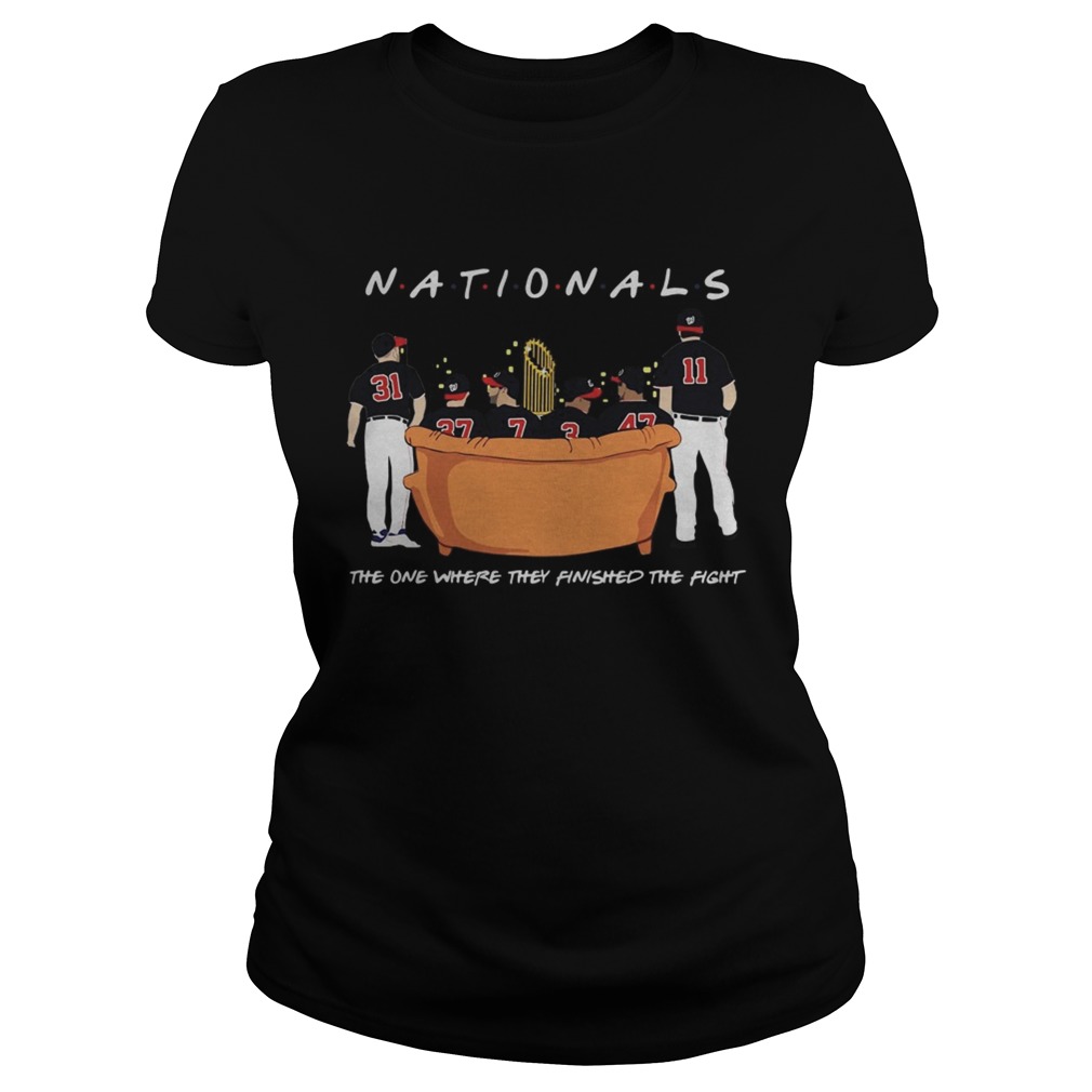 1572843811Washington Nationals Friends Sitting on the sofa the one where they finished the side Classic Ladies