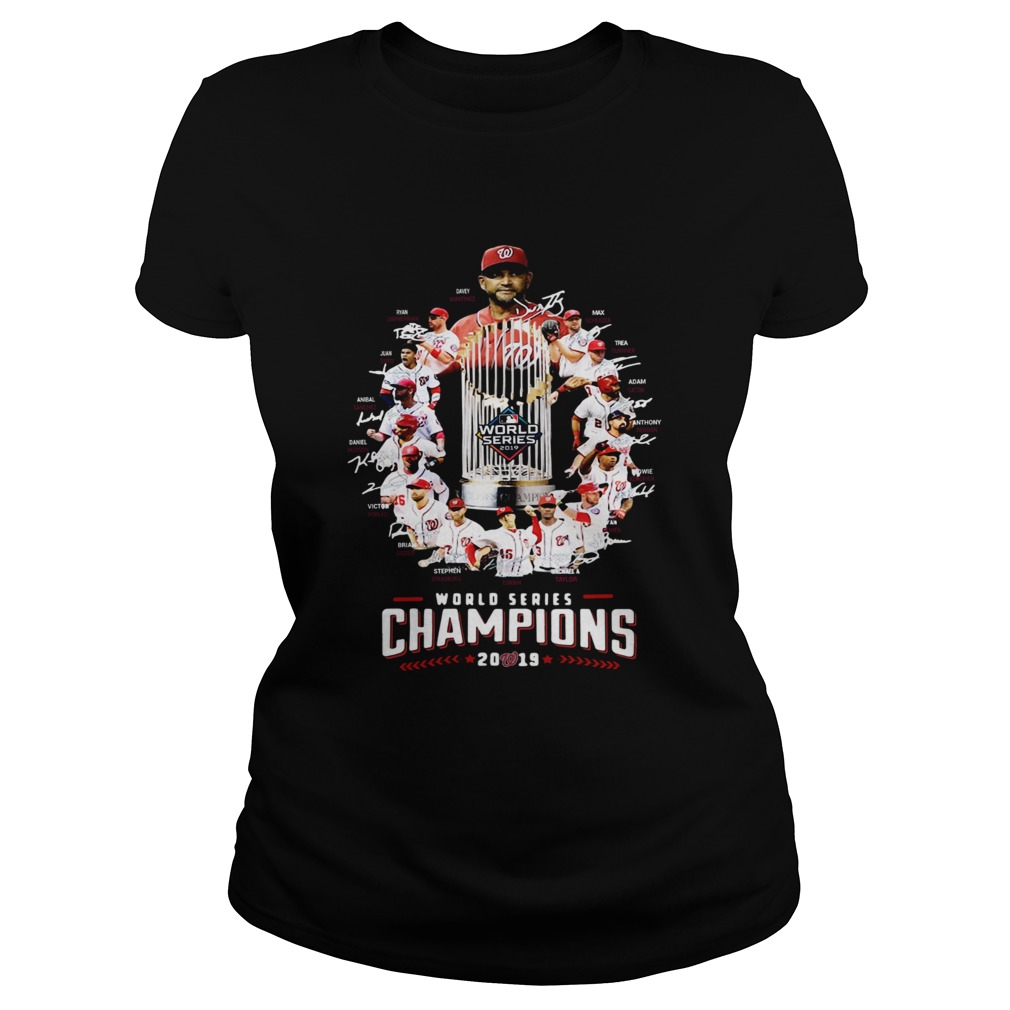 1572843940Washington Nationals Team 2019 World Series Champions Signatures Classic Ladies