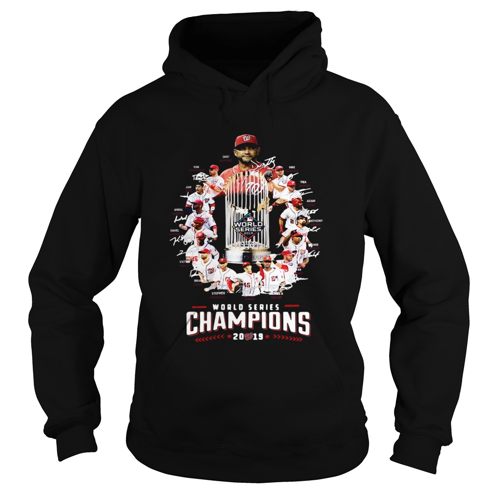 1572843940Washington Nationals Team 2019 World Series Champions Signatures Hoodie