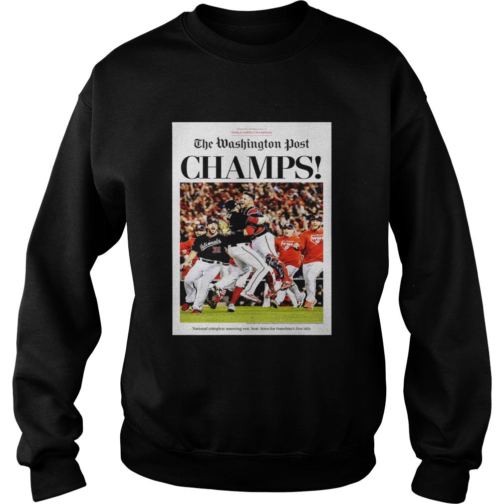 1572844004World Series Champions 2019 The Washington Nationals Post Champs Sweatshirt