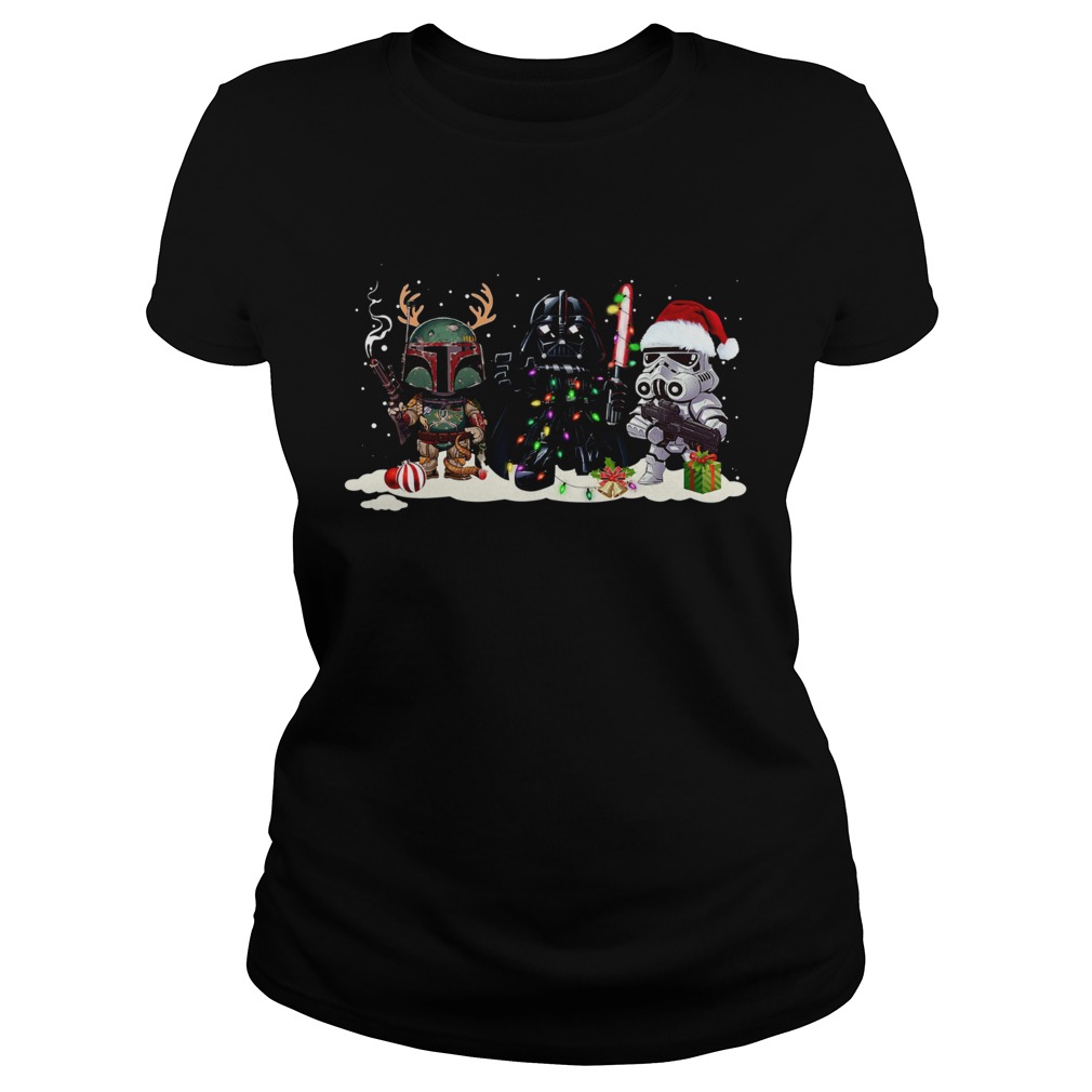 1572854812Star Wars Boba Fett Darth Vader Stormtrooper Christmas Classic Ladies