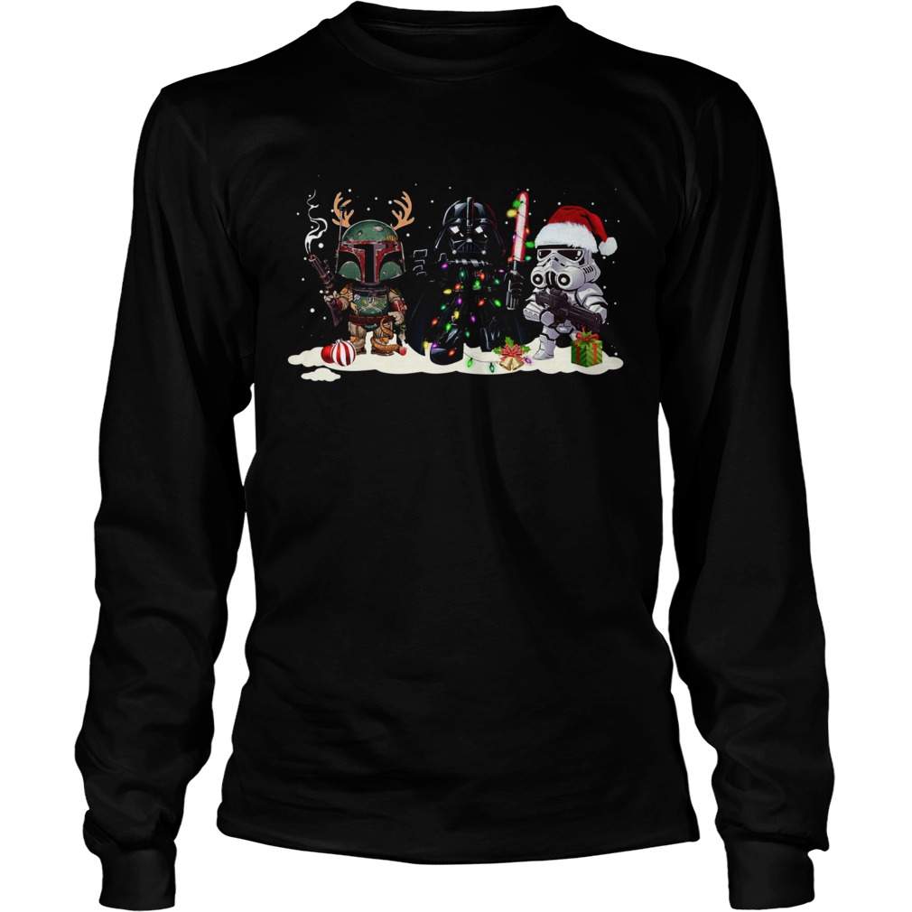 1572854812Star Wars Boba Fett Darth Vader Stormtrooper Christmas LongSleeve