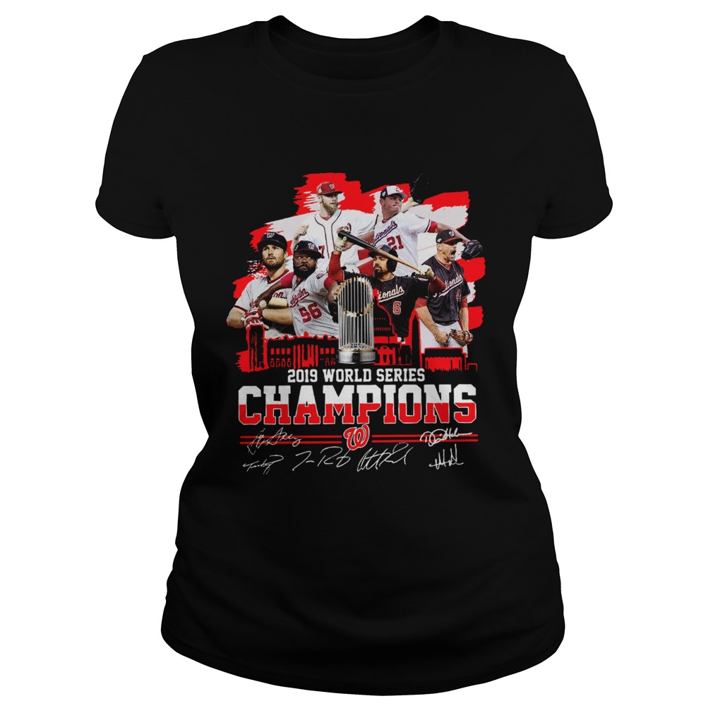 1572854929Washington Nationals 2019 World Series Champions Signature Classic Ladies