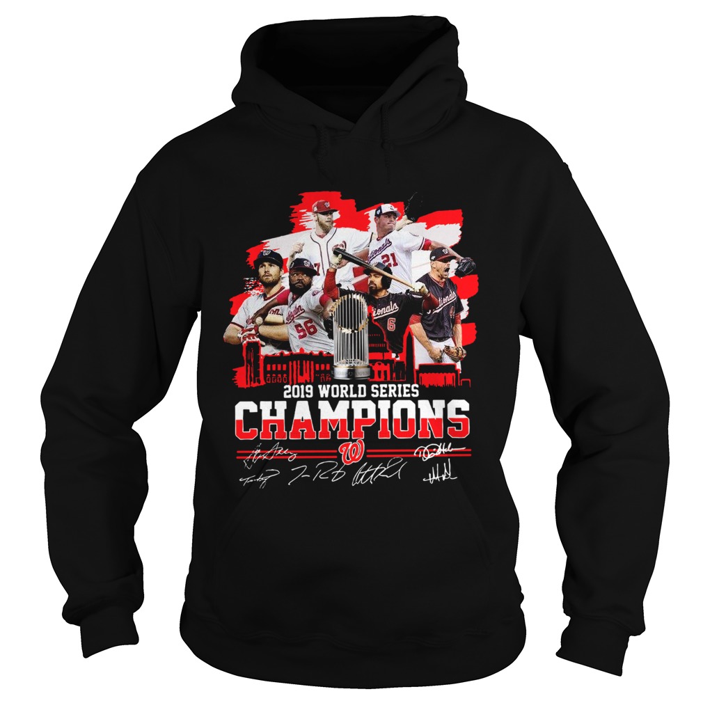 1572854929Washington Nationals 2019 World Series Champions Signature Hoodie