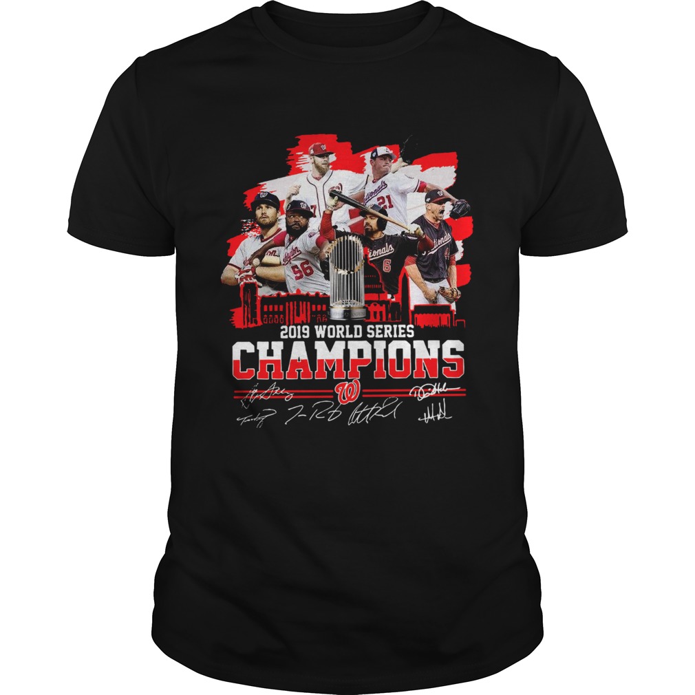 Washington Nationals 2019 World Series Champions Signature shirt