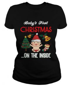 1572855125Babyâ€™s First Christmas On The Inside  Classic Ladies