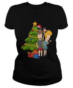 1572855191Beavis And Butthead Around The Christmas Tree  Classic Ladies