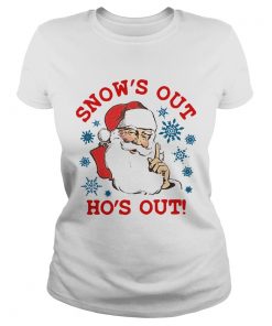 1572856022Santa Claus Snowâ€™s Out Hoâ€™s Out  Classic Ladies