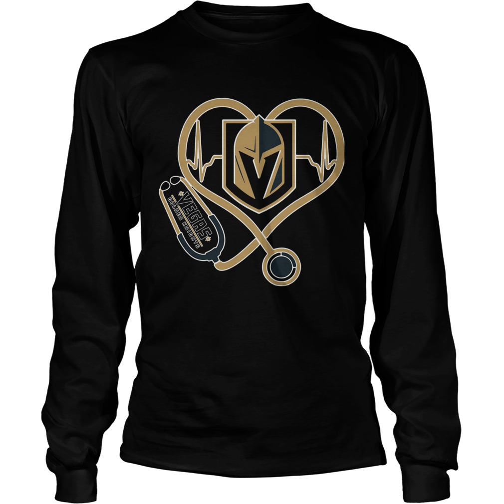 1572856538Heartbeat Nurse Love Vegas Golden Knights LongSleeve