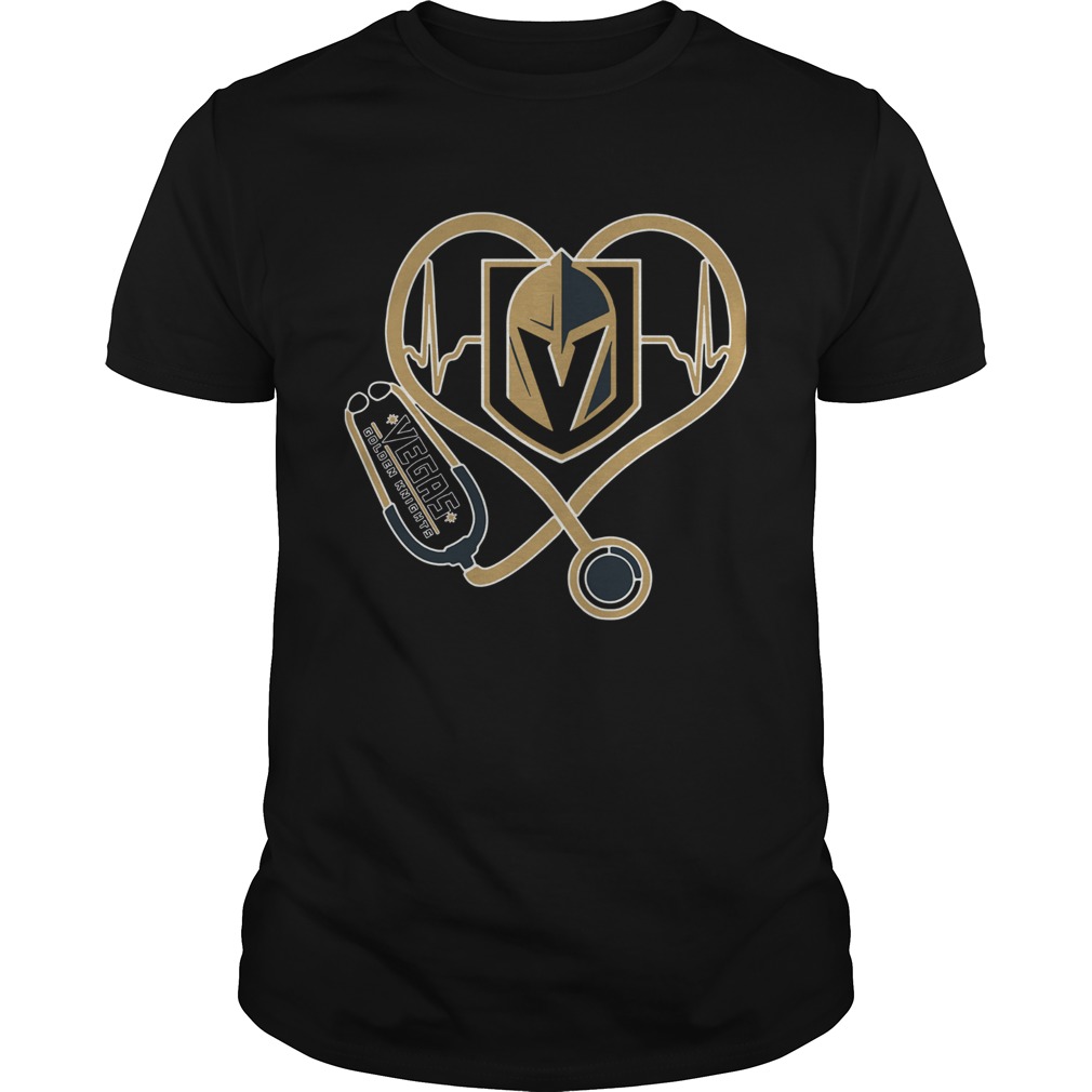 Heartbeat Nurse Love Vegas Golden Knights shirt