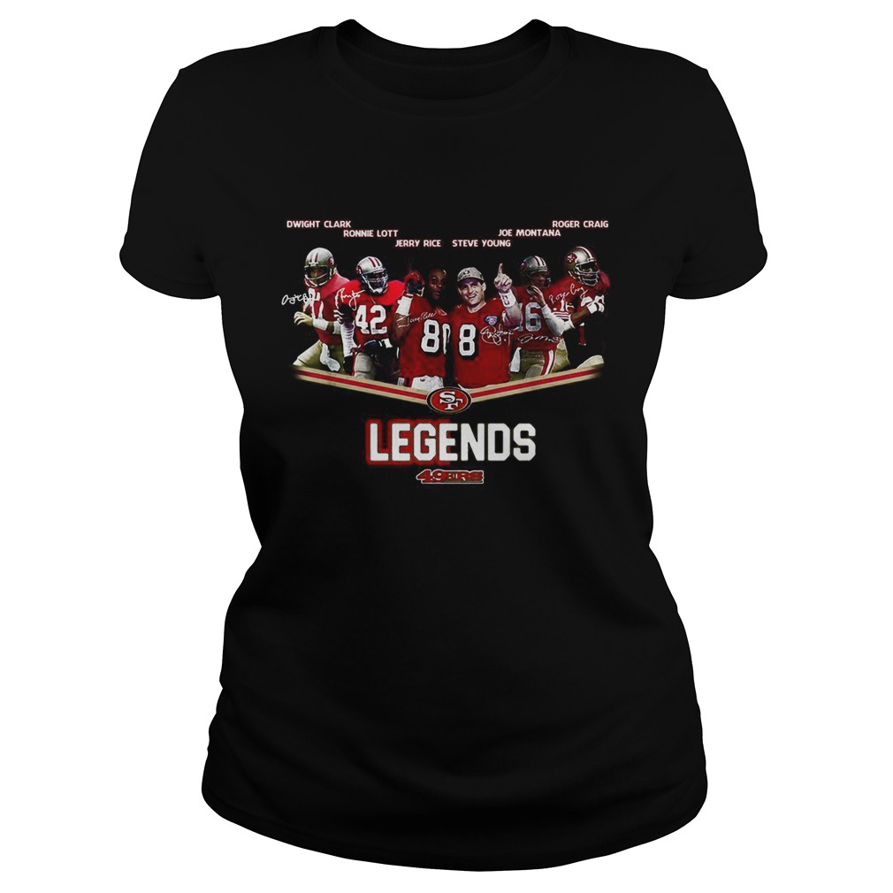 1572858906San Francisco 49ers Legends team signatures Classic Ladies