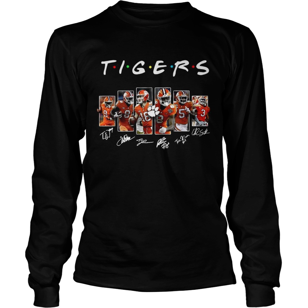 1572859042Clemson Tigers team player signatures LongSleeve