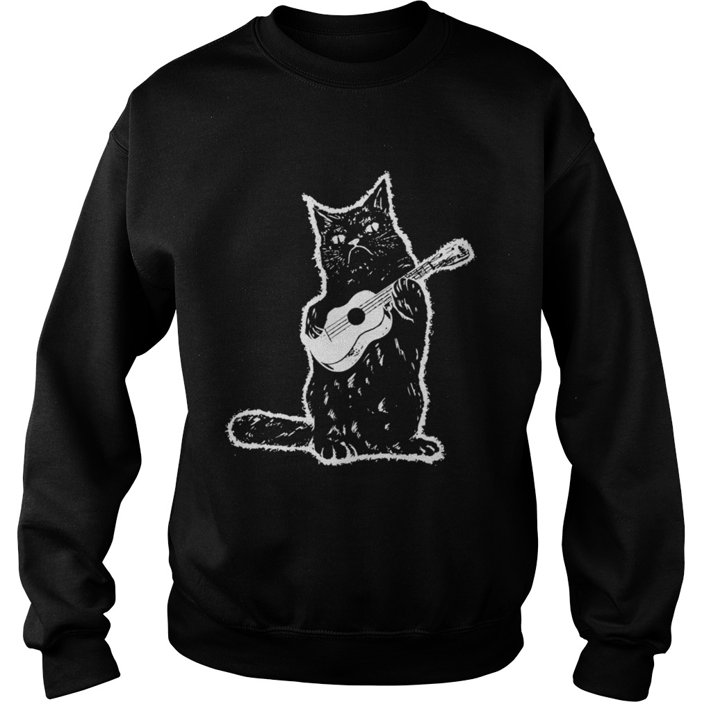 1572862201Black Cat Guitar Sweatshirt