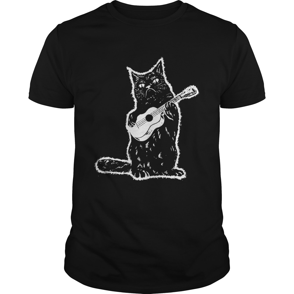 Black Cat Guitar shirt